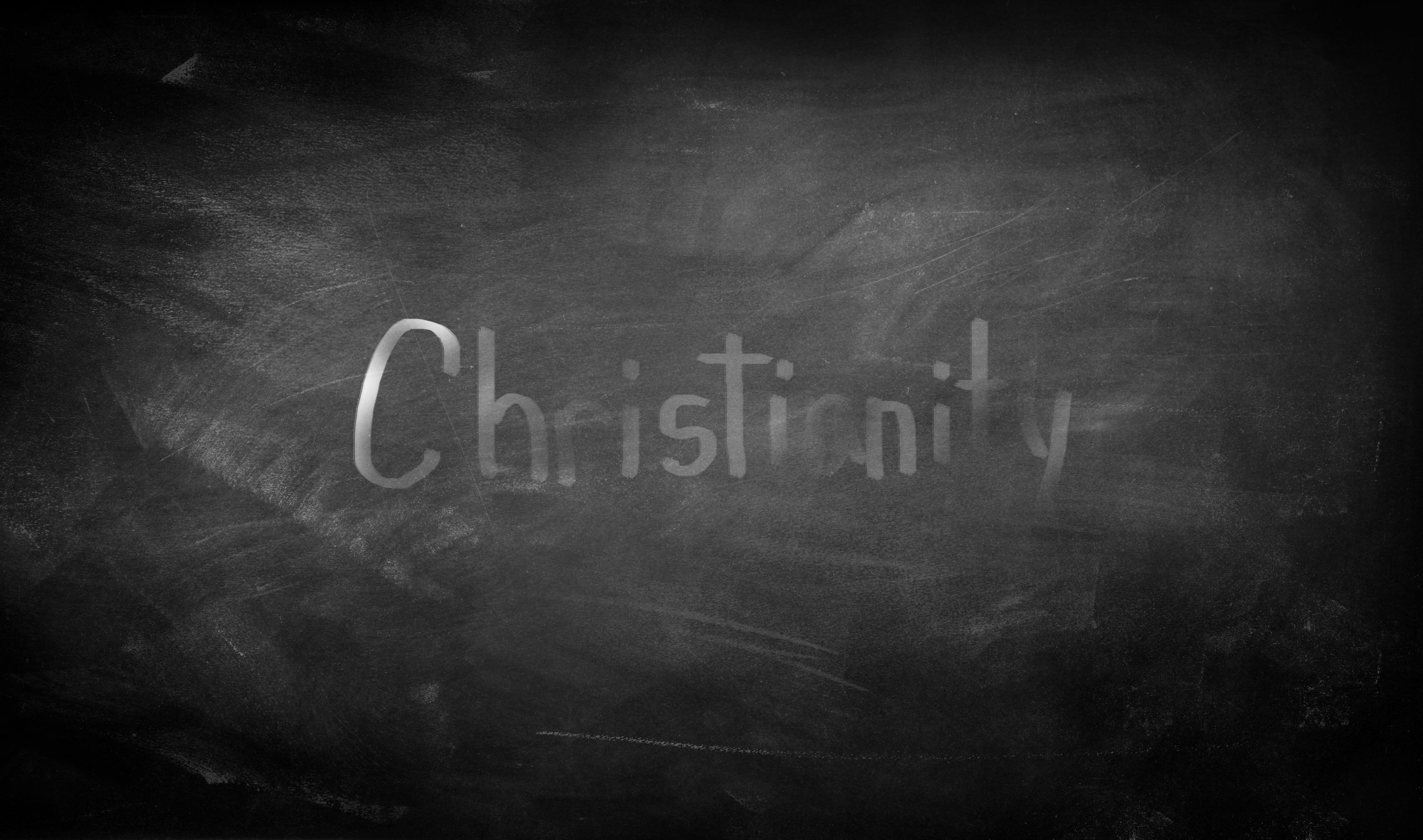 Chalk rubbed out on blackboard background